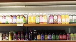 The shelf at Locali holds both the AP5 and BP5 lines of GT's Synergy Kombucha The shelf at Locali holds both the AP5 and BP5 lines of GT's Synergy Kombucha
