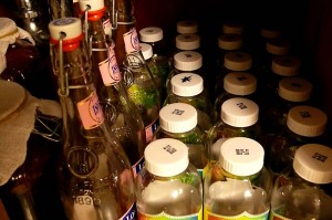 Recycled bottles are the most sustainable choice for homemade Kombucha. Recycled bottles are the most sustainable choice for homemade Kombucha.