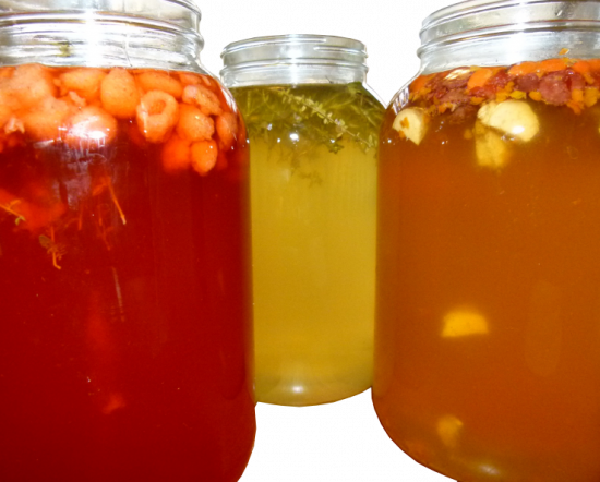 Water Kefir vs Kombucha when flavored like this - who can say?!