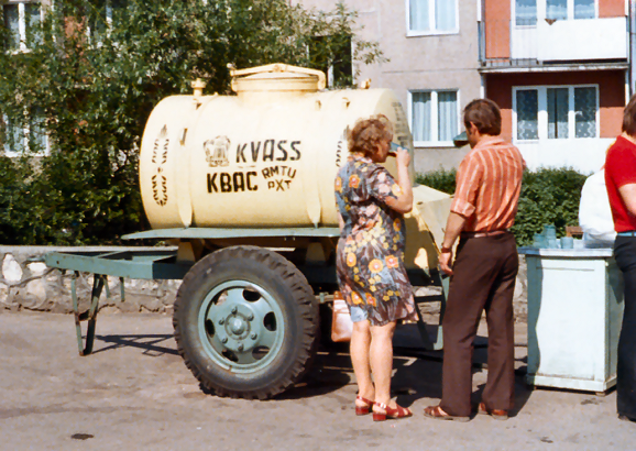 Mobile Tea Kvass Brewery in Russia