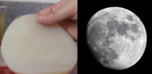 A SCOBY is next to an image of the full moon