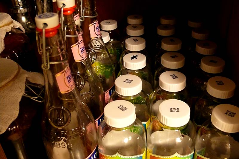 Recycled bottles are the most sustainable choice for homemade Kombucha.