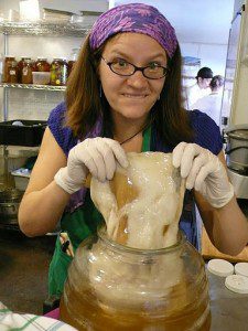 Hannah Crum, Master Kombucha Brewer for Leaf Organics - Massive SCOBY