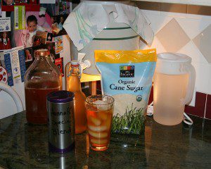 Kelly Villareal's Kombucha Palmer and Continuous Brew Kombucha Set Up