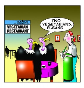 Vegetarian buzzards