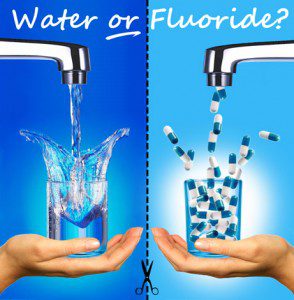 water or fluoride