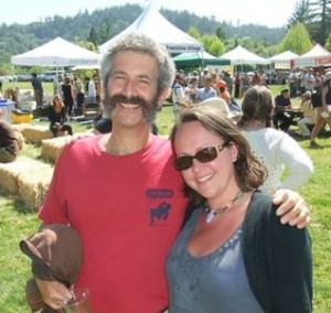 Sandor Katz and Jenny McGruther at the Freestone Fermentation Festival