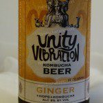Unity Vibration Kombucha Beer Ginger Flavor front label