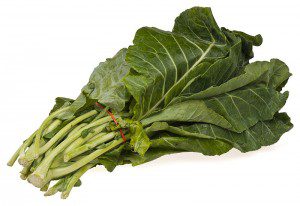 collard greens in a bunch