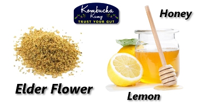 Elderflower Kombucha Recipe with Lemon and Honey