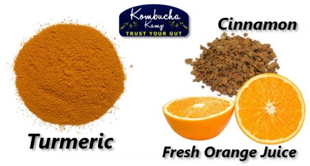 Orange Blast Off Kombucha Flavor - Turmeric Cinnamon Orange Juice
