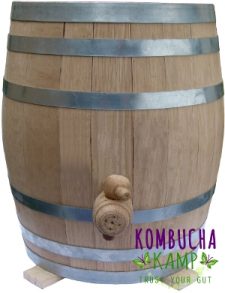 Toasted Oak Barrel Kombucha Brewing Container from KKamp