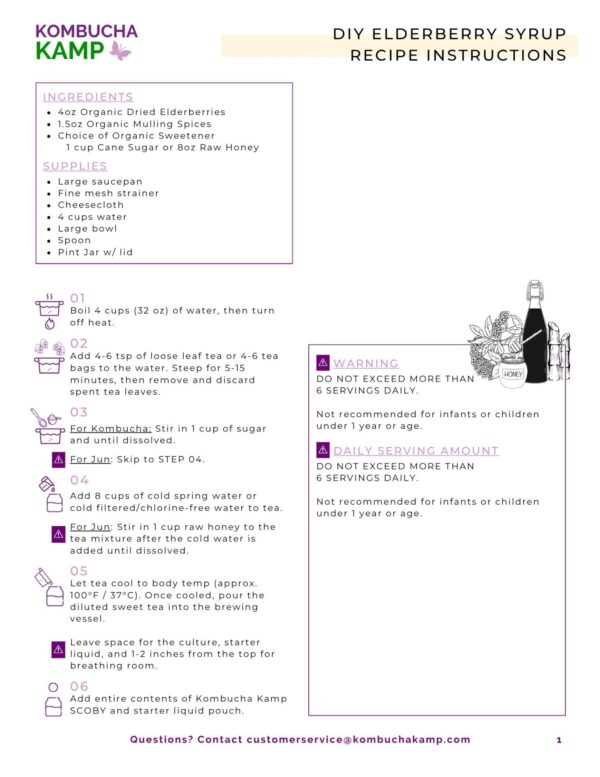 Elderberry Syrup DIY Kit - Image 9