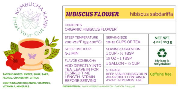 Hibiscus Tea - Loose Hibiscus Flower for Tea