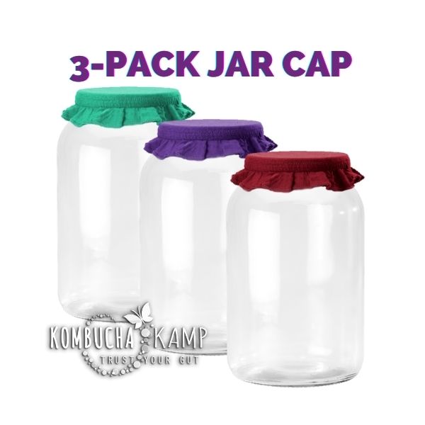 Pack of 3 Brewer Tee Set Gallon Glass Jar Size