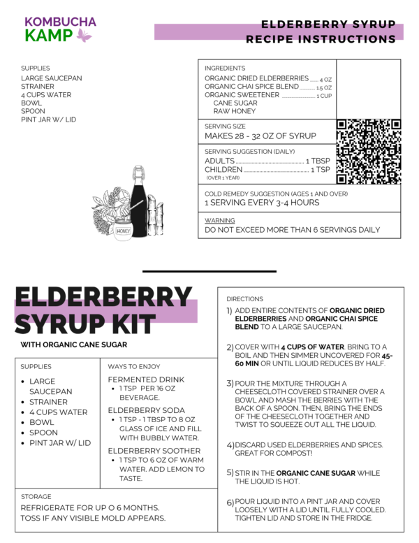 Elderberry Syrup DIY Kit - Image 7