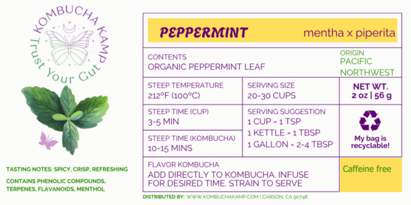 Peppermint Tea - Loose Peppermint Tea Leaves