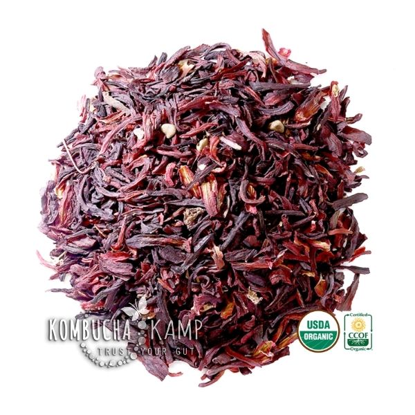 Buy Organic Hibiscus Tea, Loose Hibiscus Flower Tea