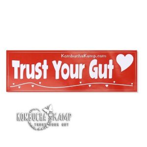 Trust Your Gut Bumper Sticker Online