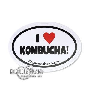I Love Kombucha Sticker Online