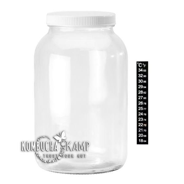 1 Gallon Glass Jar With Lid (Made in USA)