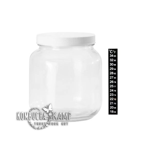 Buy 1/2 (Half) Gallon Glass Jar with Lid (Made in USA)