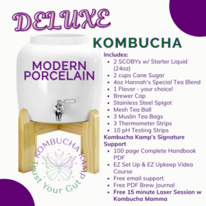 Modern Porcelain Continuous Brewer Kombucha Deluxe Package
