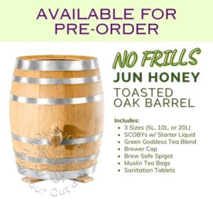USA Made Oak Barrel Continuous Brew JUN No-Frills Package