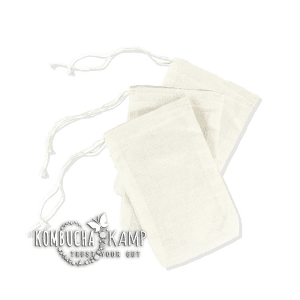 Cotton Muslin Bags- Pack of 3, Reusable Muslin Tea Bags