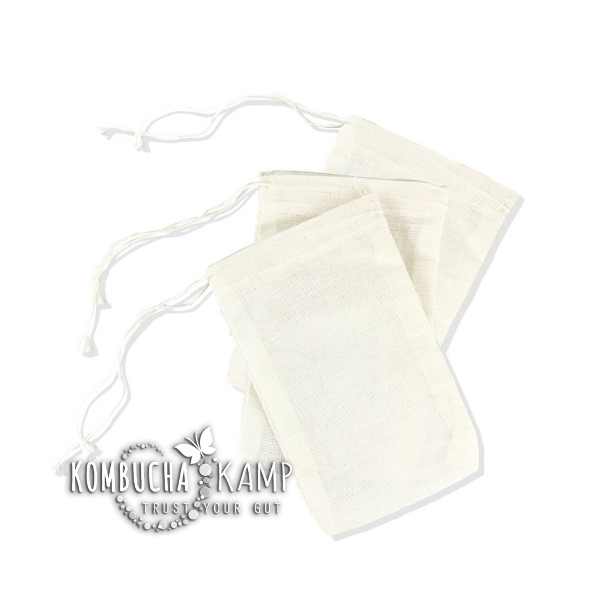 Buy Cotton Muslin Bags- Pack of 3, Reusable Muslin Tea Bags