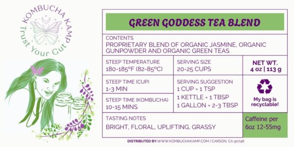 Green Goddess Tea Blend - Loose Leaf Green Tea