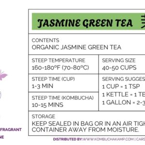 Jasmine Green Tea - Loose Jasmine Green Leaf