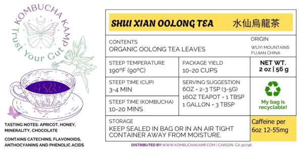 ShuiXian Oolong Tea - Water Sprite Rock Mountain Tea