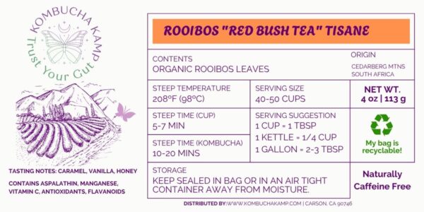 Rooibos Tea - Loose Rooibos Leaf for Tea