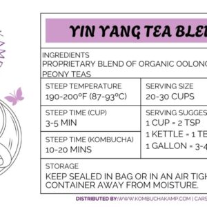 Ying Yang Tea, Loose Ying Yang Tea | Kombucha Kamp