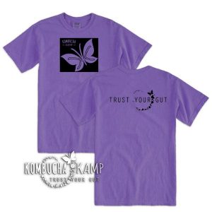 KombuchaKamp T-Shirt Online with Butterfly Chop Logo