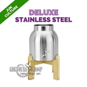 Stainless Steel Vessel with Deluxe Jun Tea Brewer Continuous Package