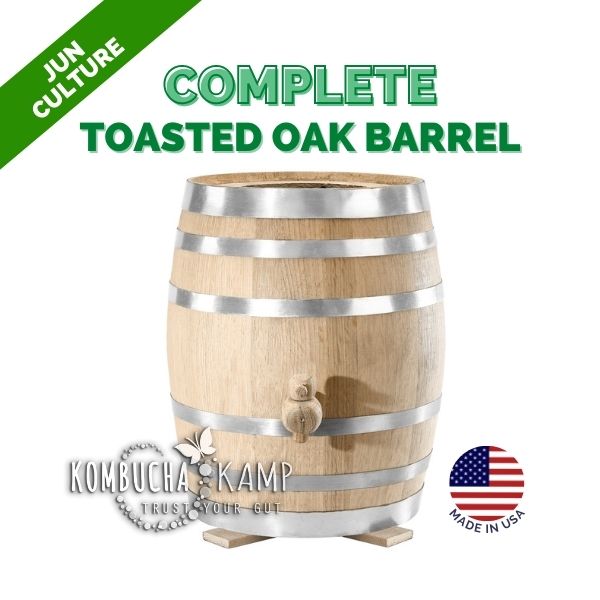 Toasted Oak Barrel with JUN Brew Complete Package