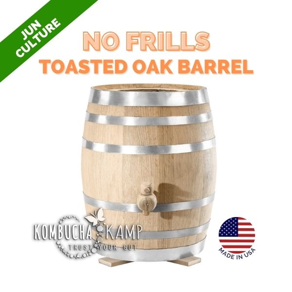 Toasted Oak Barrel with JUN Brew No Frills Complete Package