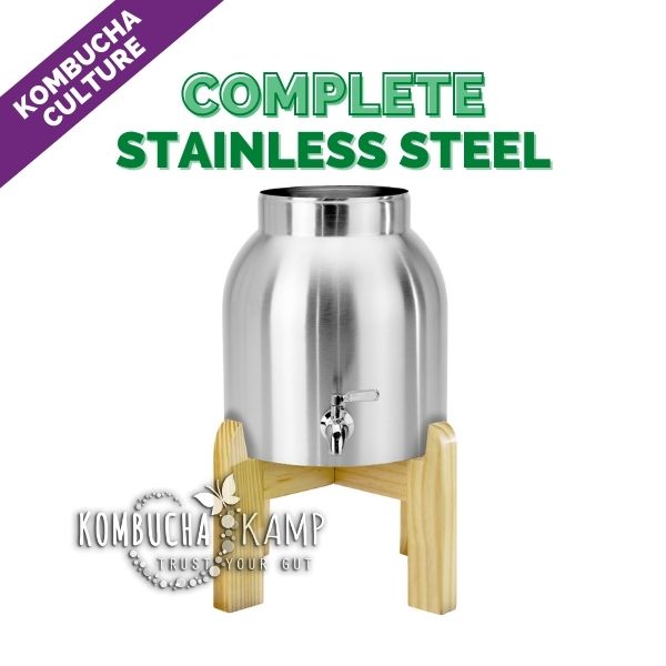 Stainless Steel Vessel with Continuous Kombucha Brew Complete Package