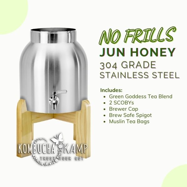 Stainless Steel Vessel With JUN Continuous Brew No-Frills Complete Package