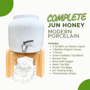 Complete Porcelain Continuous Brew JUN TEA Package
