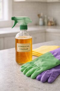 Kombucha Vinegar in a spray bottle