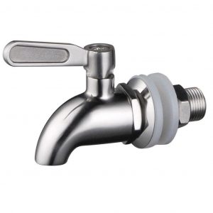 Brew Safe Stainless Steel Spigots work great with Kombucha or any fermented drink.